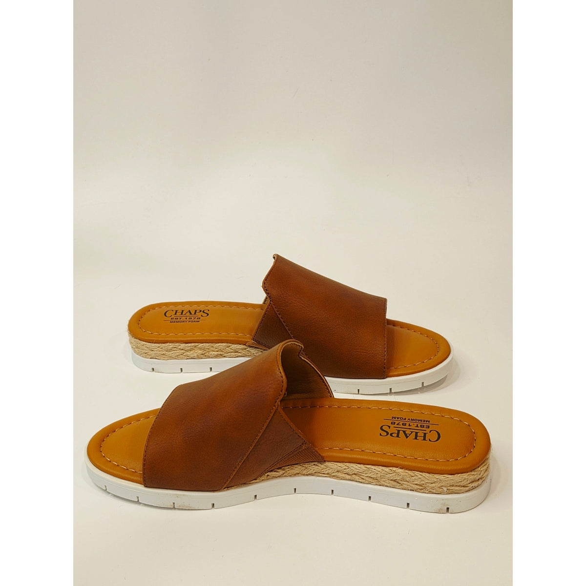 CHAPS Nerissa Women’s Slide Sandals – Tan