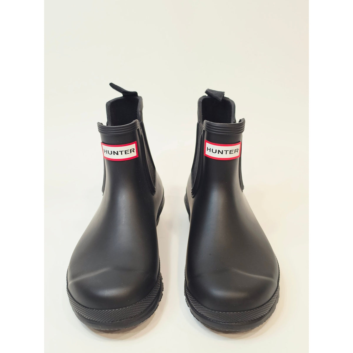 Hunter Black Chelsea Short Rain Boots