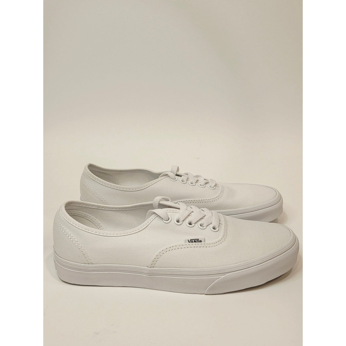 Vans Authentic Canvas Sneakers - True White Mens 8 Womens 9.5