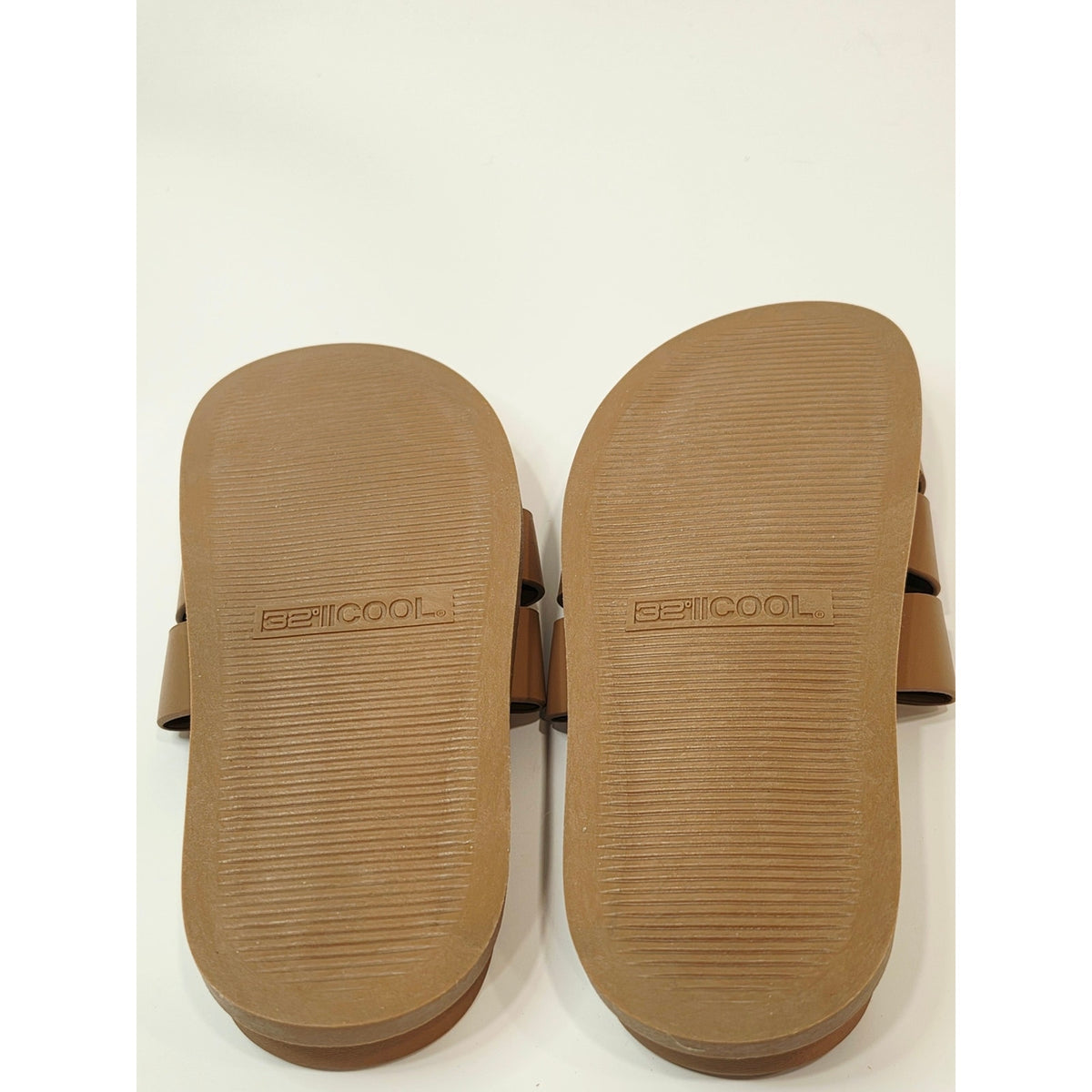 32 Degrees Cool H-Band Sandals Women’s Tan Cushioned Slide Sandals – Size 9