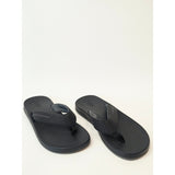 Flojos Black Men's Flip-Flop Sandals - Simple Thong Slides