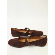 DV Dolce Vita Mulaney Women’s Brown Faux Suede Mary Jane Flats – Size 9