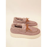 Skechers Women's Cozy Ojai Moccasin Slippers in Mauve