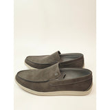 Izod Gray Seapoint Slip-On Loafers with Contrast Stitching