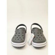 Crocs Unisex Bayaband Clog – Slate Grey/White | Men’s 11