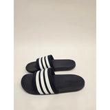 Adidas Adilette Comfort Navy and White Slide Sandals