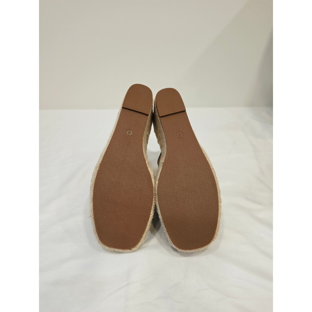 Journee Collection Crew Taupe Open-Toe Slingback Espadrille Wedges