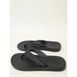 Flojos Black Men's Flip-Flop Sandals - Simple Thong Slides
