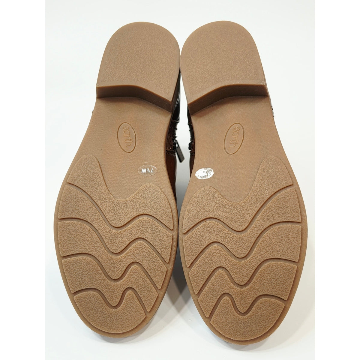 Earth Nadya Round Toe Ruched Casual Booties – Brown | 7.5W