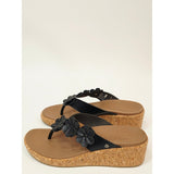 Skechers Cali Arch Fit Beverlee Rare Blossom Sandals Black