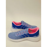 Skechers Hands Free Swift Fit Kids Light Blue and Pink Slip-On Sneakers