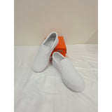 Lugz Clipper Wide White Canvas Slip-On Women's Flats
