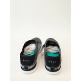 Reef Men's Swellsole Neptune Charcoal Black & White Knit Low-Top Sneakers