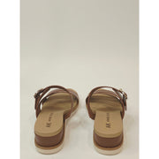 Anne Klein Lalasa Women’s Cognac Strappy Wedge Sandals with Buckle