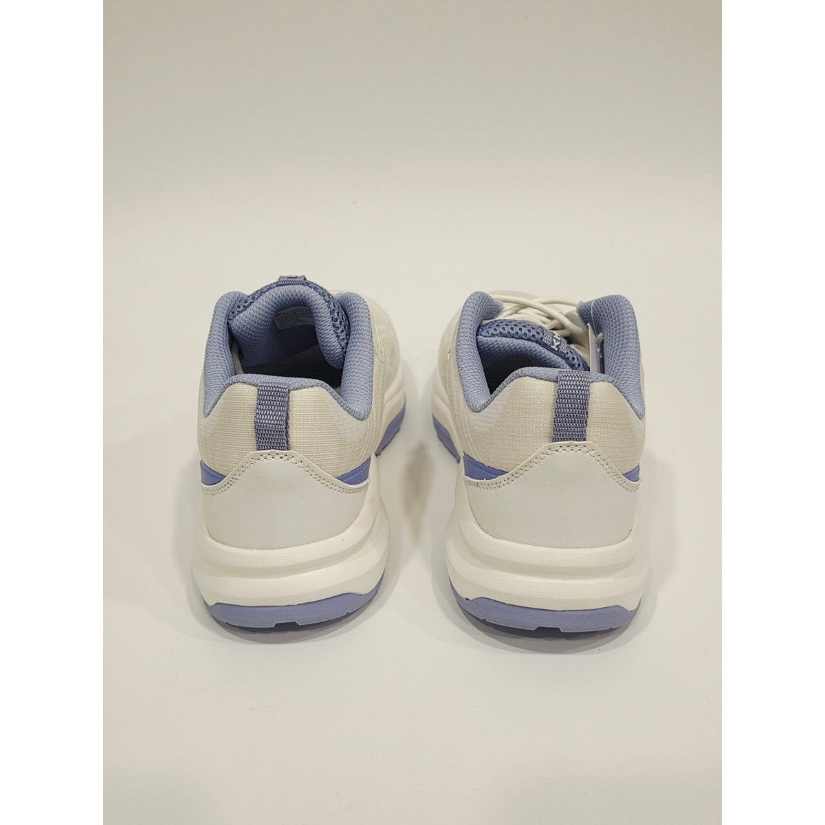 Khombu Women's Patan Off White and Lavender Sneakers