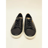 Ecco Soft 7 Black Leather Sneakers Tab