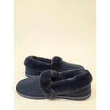 Skechers Navy Cozy Campfire Toasty Twunklers Faux-Fur Lined Women's Slippers