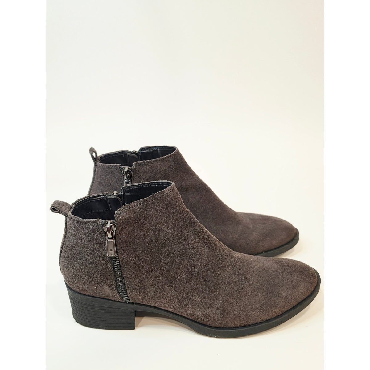 Kenneth Cole New York Dara Gray Suede Ankle Booties