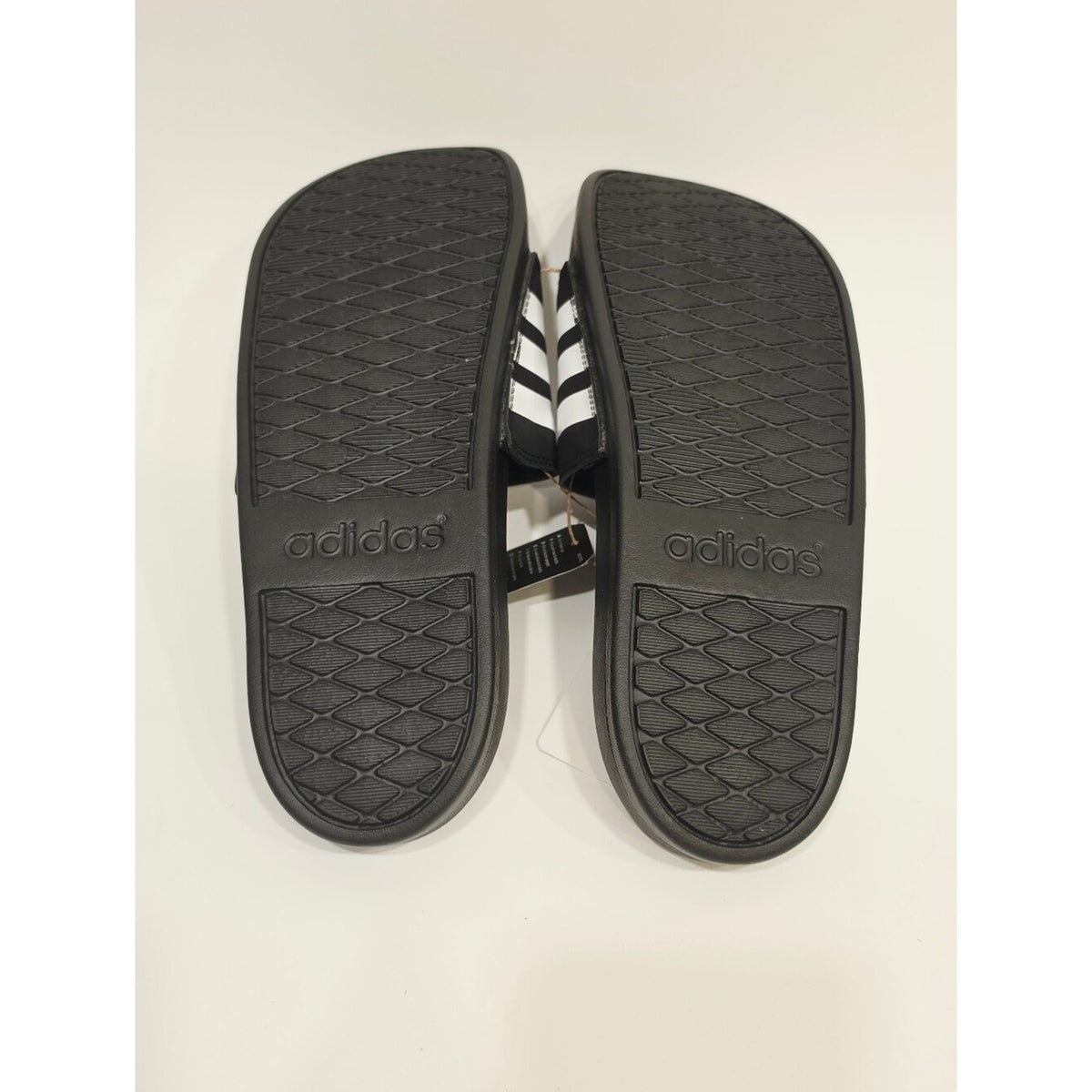 Adidas Adilette Comfort Black and White Slide Sandals