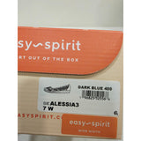Easy Spirit Women's Alessia Laser-Cut Ballet Flats Dark Blue
