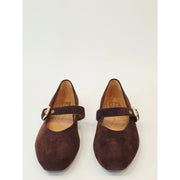 DV Dolce Vita Mulaney Women’s Brown Faux Suede Mary Jane Flats – Size 9