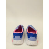 Skechers Hands Free Swift Fit Kids Light Blue and Pink Slip-On Sneakers