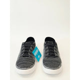 Reef Men's Swellsole Neptune Charcoal Black & White Knit Low-Top Sneakers