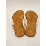 Miz Mooz Women's Florra Linen Color Leather and Suede Slide Sandal