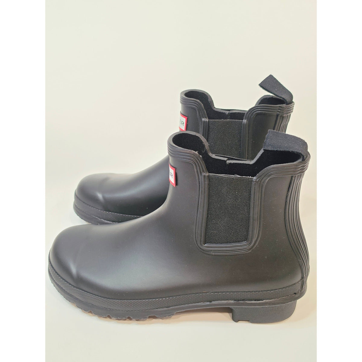 Hunter Black Chelsea Short Rain Boots