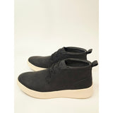 Izod Palmer Black Men's Lace-Up Sneaker with Cream Sole
