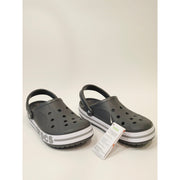 Crocs Unisex Bayaband Clog – Slate Grey/White | Men’s 11