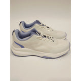 Khombu Women's Patan Off White and Lavender Sneakers