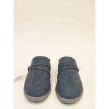 Comfort Slip-On Mule Clogs in Navy with Adjustable Strap