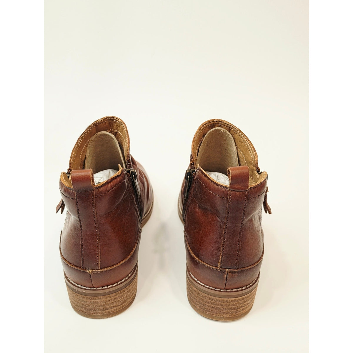 Earth Nadya Round Toe Ruched Casual Booties – Brown | 7.5W