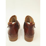 Earth Nadya Round Toe Ruched Casual Booties – Brown | 7.5W