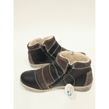Cloud Footwear Aline Wool Lined  Ankle Booties in Black and Brown