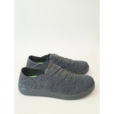 Reef Men's Swellsole Neptune Raven Dark Gray Knit Sneakers with Green Insole