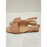 Journee Collection Brinsley Tan Croc-Embossed Slingback Sandals