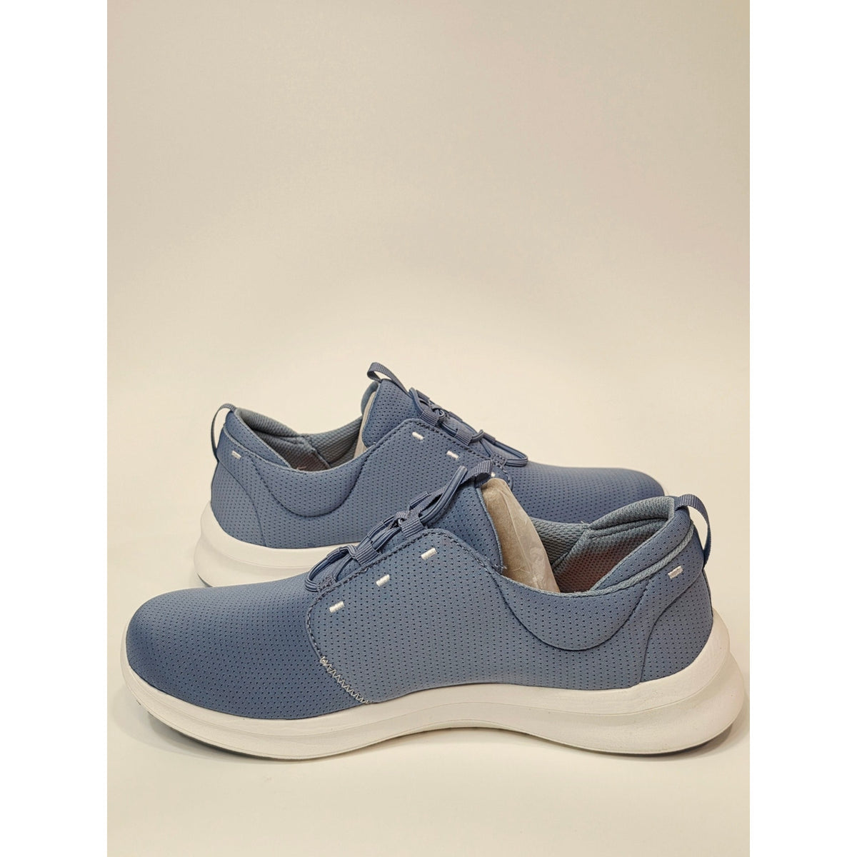 Ryka Women's Renew Recovery Washable Bungee Slip-On Sneakers Blue Wide Size 9.5