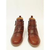 Earth Nadya Round Toe Ruched Casual Booties – Brown | 7.5W