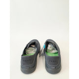 Reef Men's Swellsole Neptune Raven Dark Gray Knit Sneakers with Green Insole