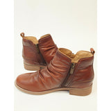 Earth Nadya Round Toe Ruched Casual Booties – Brown | 7.5W