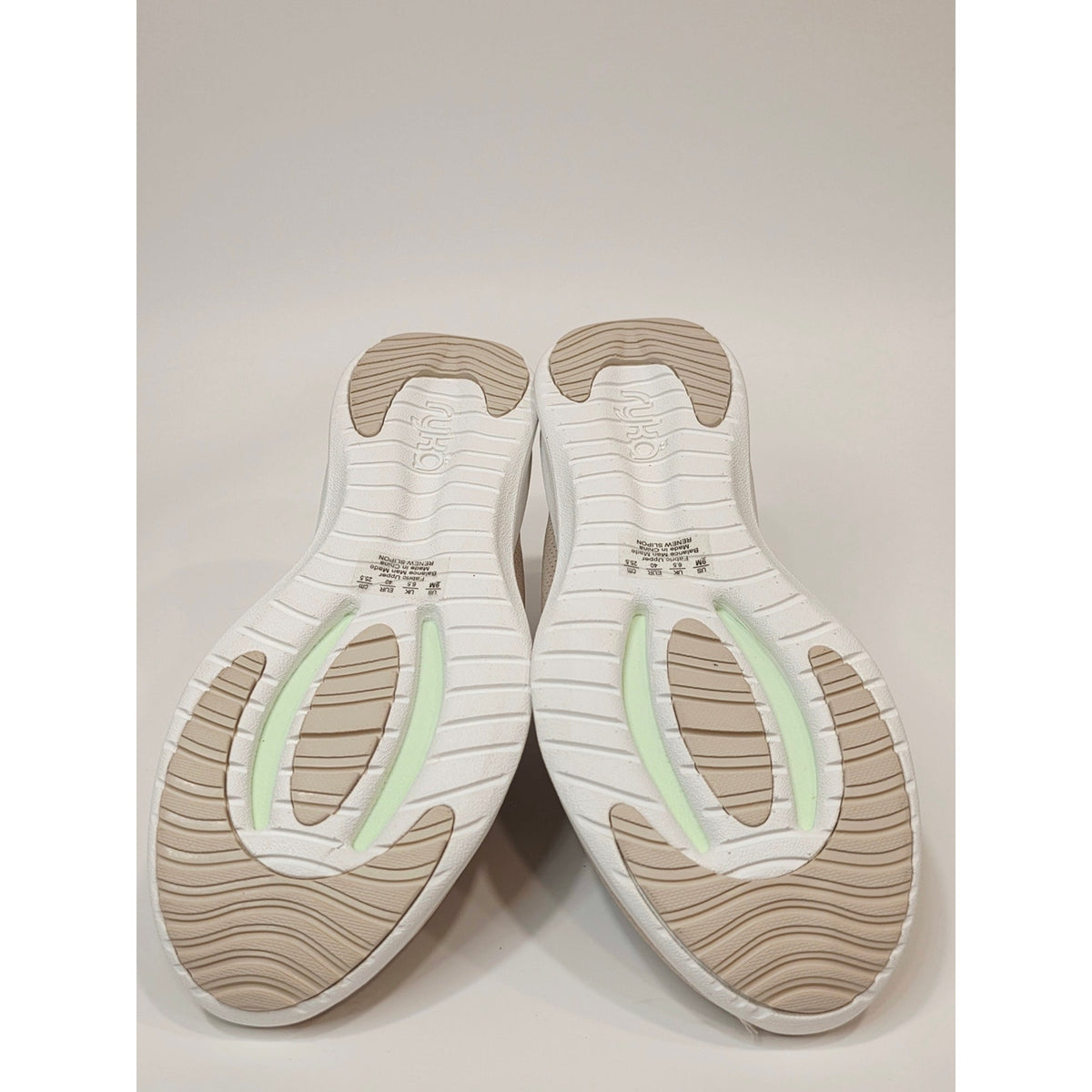 Ryka Renew Recovery Washable Bungee Sneakers Women's Beige