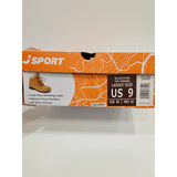 JSport Bluestone Tan Cozy Faux-Shearling Lace-Up Boots
