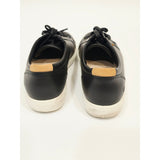 Ecco Soft 7 Black Leather Sneakers Tab