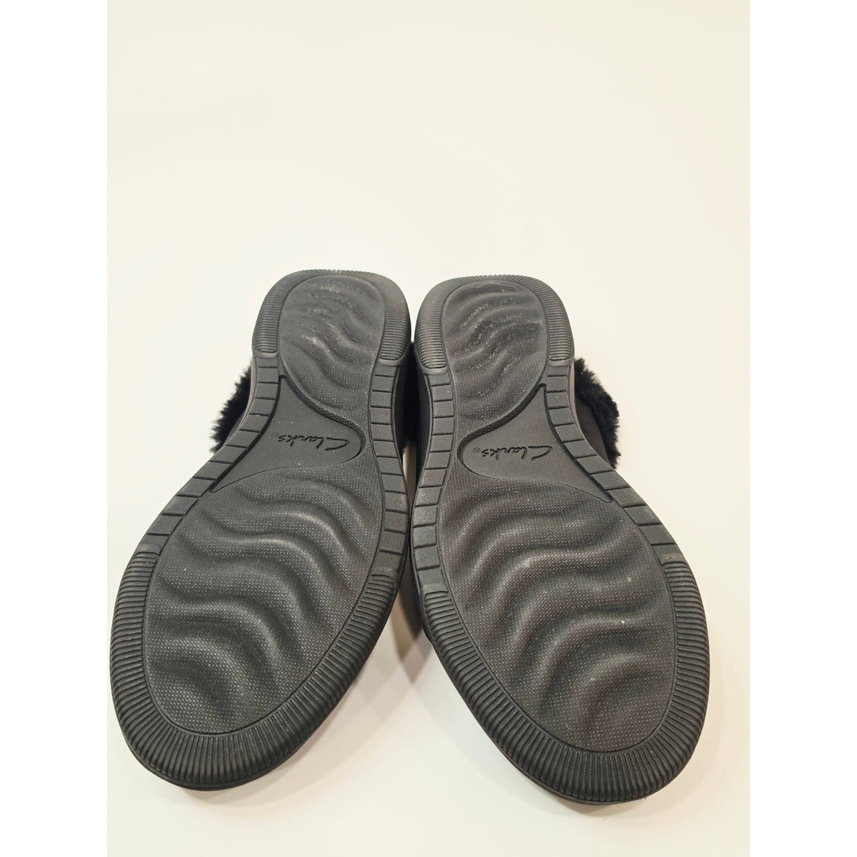 Clarks Cloudsteppers Breeze Willow Faux Fur Clogs Wide Size