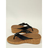 Skechers Cali Arch Fit Beverlee Rare Blossom Sandals Black