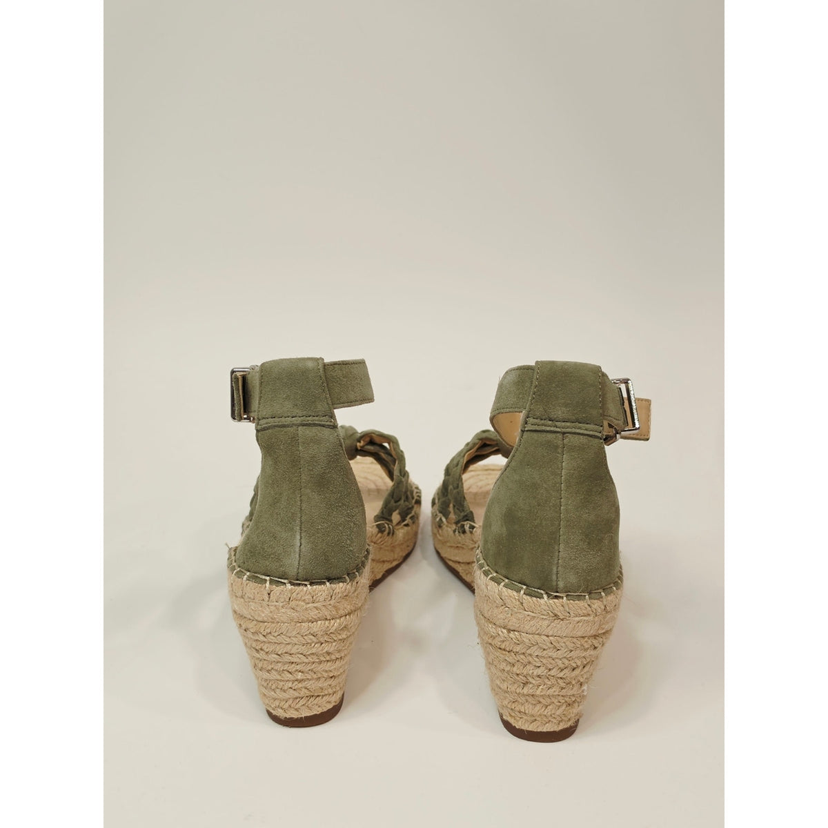 Vince Camuto Jadeya Olive Braided Espadrille Wedge Sandals