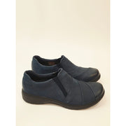 Clarks Carleigh Abby casual comfort loafers Navy Blue