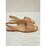 Journee Collection Brinsley Tan Croc-Embossed Slingback Sandals